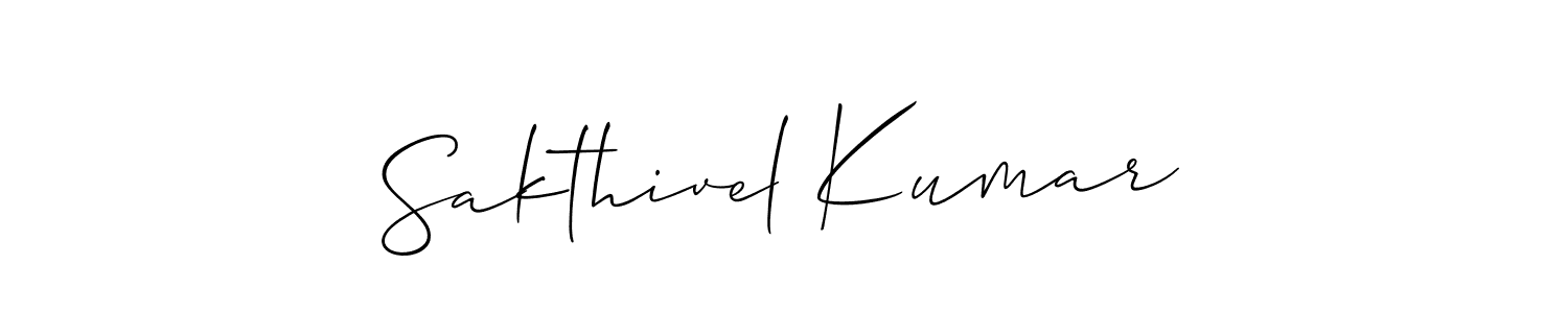 Make a beautiful signature design for name Sakthivel Kumar. Use this online signature maker to create a handwritten signature for free. Sakthivel Kumar signature style 2 images and pictures png