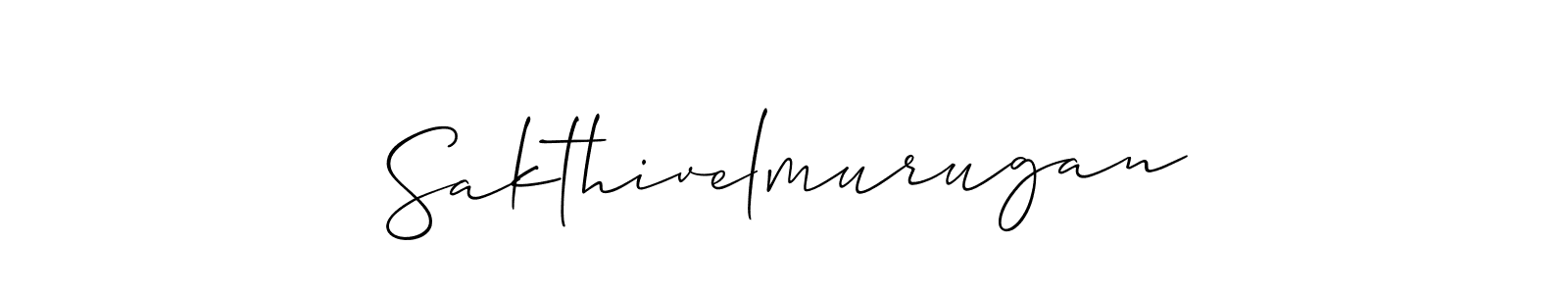 Make a short Sakthivelmurugan signature style. Manage your documents anywhere anytime using Allison_Script. Create and add eSignatures, submit forms, share and send files easily. Sakthivelmurugan signature style 2 images and pictures png