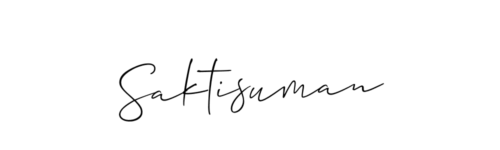 Also You can easily find your signature by using the search form. We will create Saktisuman name handwritten signature images for you free of cost using Allison_Script sign style. Saktisuman signature style 2 images and pictures png