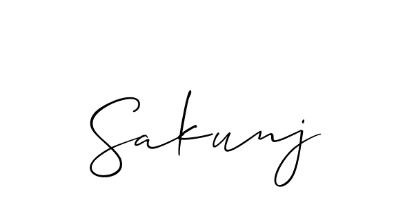 You can use this online signature creator to create a handwritten signature for the name Sakunj. This is the best online autograph maker. Sakunj signature style 2 images and pictures png