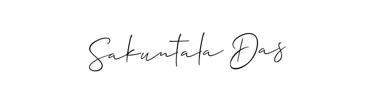 How to Draw Sakuntala Das signature style? Allison_Script is a latest design signature styles for name Sakuntala Das. Sakuntala Das signature style 2 images and pictures png
