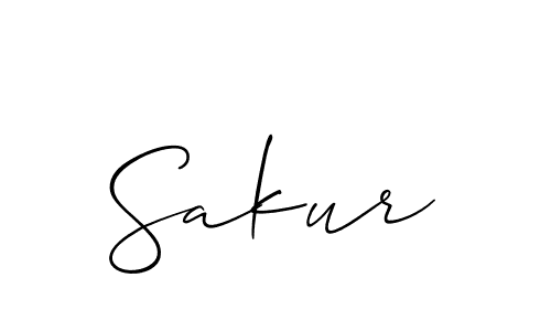 Allison_Script is a professional signature style that is perfect for those who want to add a touch of class to their signature. It is also a great choice for those who want to make their signature more unique. Get Sakur name to fancy signature for free. Sakur signature style 2 images and pictures png