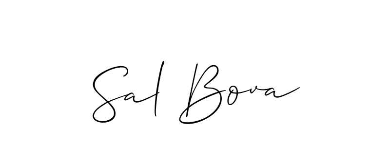 How to Draw Sal Bova signature style? Allison_Script is a latest design signature styles for name Sal Bova. Sal Bova signature style 2 images and pictures png