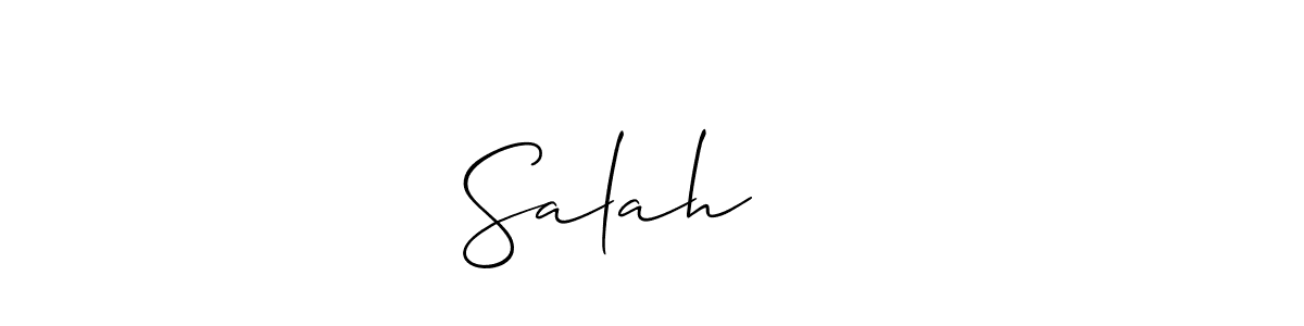 Also we have Salah عبد name is the best signature style. Create professional handwritten signature collection using Allison_Script autograph style. Salah عبد signature style 2 images and pictures png