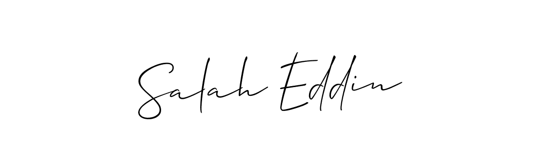 Create a beautiful signature design for name Salah Eddin. With this signature (Allison_Script) fonts, you can make a handwritten signature for free. Salah Eddin signature style 2 images and pictures png