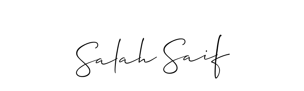 Once you've used our free online signature maker to create your best signature Allison_Script style, it's time to enjoy all of the benefits that Salah Saif name signing documents. Salah Saif signature style 2 images and pictures png