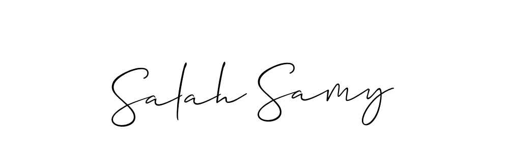 It looks lik you need a new signature style for name Salah Samy. Design unique handwritten (Allison_Script) signature with our free signature maker in just a few clicks. Salah Samy signature style 2 images and pictures png