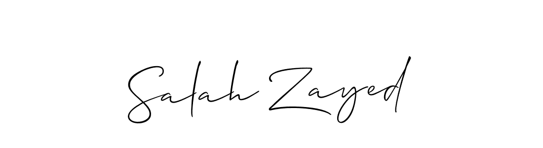 This is the best signature style for the Salah Zayed name. Also you like these signature font (Allison_Script). Mix name signature. Salah Zayed signature style 2 images and pictures png