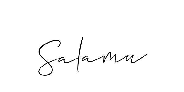 Check out images of Autograph of Salamu name. Actor Salamu Signature Style. Allison_Script is a professional sign style online. Salamu signature style 2 images and pictures png