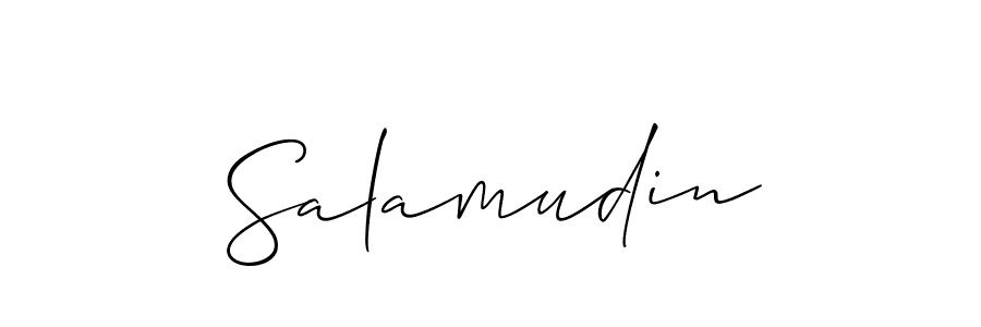 Here are the top 10 professional signature styles for the name Salamudin. These are the best autograph styles you can use for your name. Salamudin signature style 2 images and pictures png