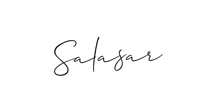 How to Draw Salasar signature style? Allison_Script is a latest design signature styles for name Salasar. Salasar signature style 2 images and pictures png