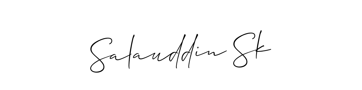 Best and Professional Signature Style for Salauddin Sk. Allison_Script Best Signature Style Collection. Salauddin Sk signature style 2 images and pictures png