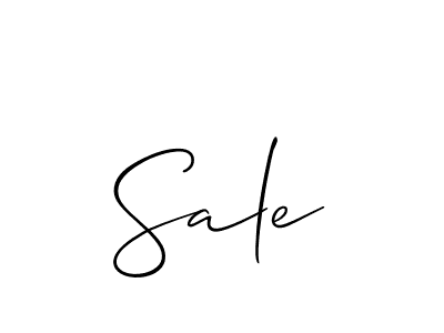 Also we have Sale name is the best signature style. Create professional handwritten signature collection using Allison_Script autograph style. Sale signature style 2 images and pictures png