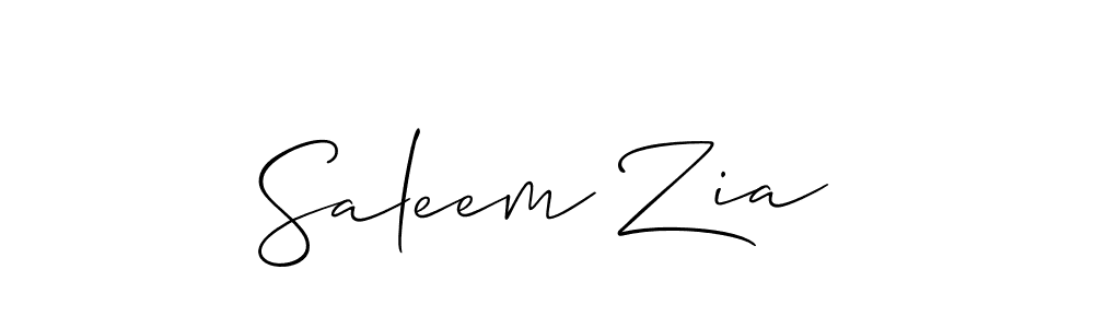 Similarly Allison_Script is the best handwritten signature design. Signature creator online .You can use it as an online autograph creator for name Saleem Zia. Saleem Zia signature style 2 images and pictures png