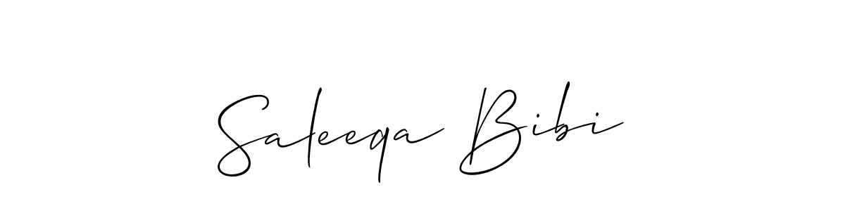 This is the best signature style for the Saleeqa Bibi name. Also you like these signature font (Allison_Script). Mix name signature. Saleeqa Bibi signature style 2 images and pictures png