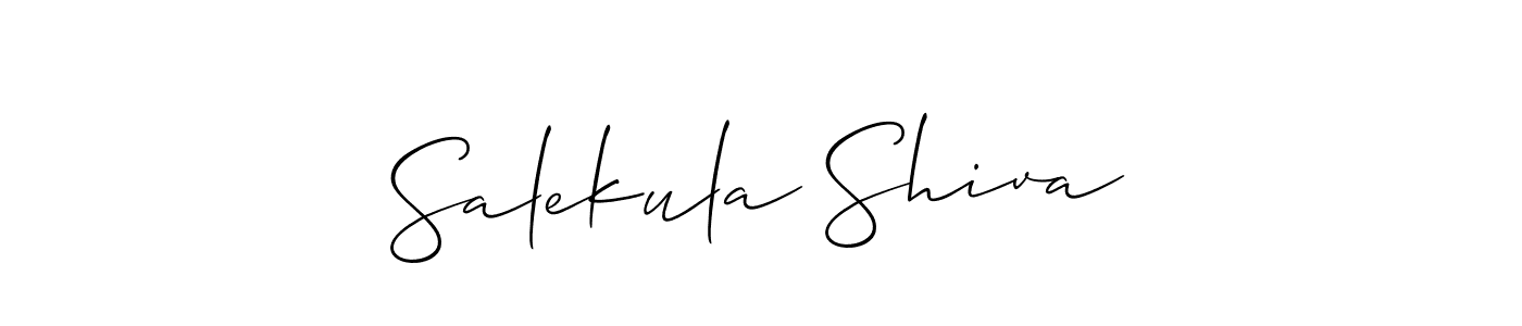 This is the best signature style for the Salekula Shiva name. Also you like these signature font (Allison_Script). Mix name signature. Salekula Shiva signature style 2 images and pictures png