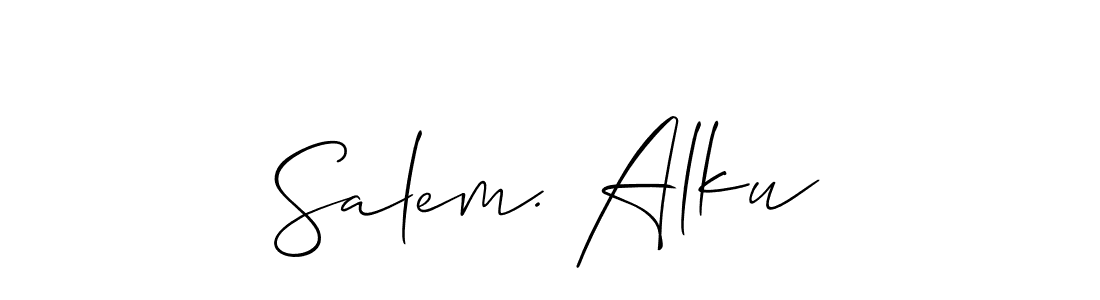 This is the best signature style for the Salem. Alku name. Also you like these signature font (Allison_Script). Mix name signature. Salem. Alku signature style 2 images and pictures png