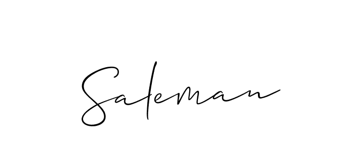 How to Draw Saleman signature style? Allison_Script is a latest design signature styles for name Saleman. Saleman signature style 2 images and pictures png