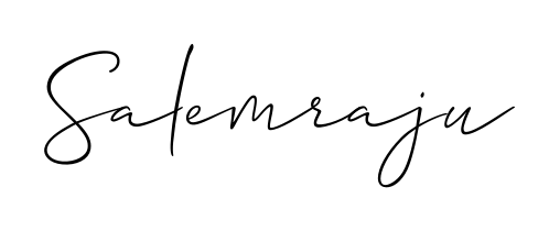 A stylish, flowing autograph style designed for name Salemraju using Allison_Script typography. Perfect for digital creative projects. Salemraju signature style 2 images and pictures png