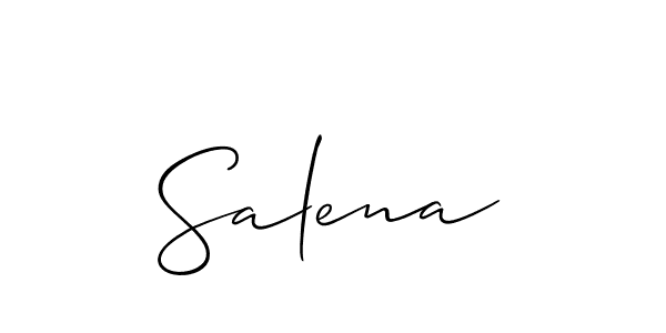 How to Draw Salena signature style? Allison_Script is a latest design signature styles for name Salena. Salena signature style 2 images and pictures png