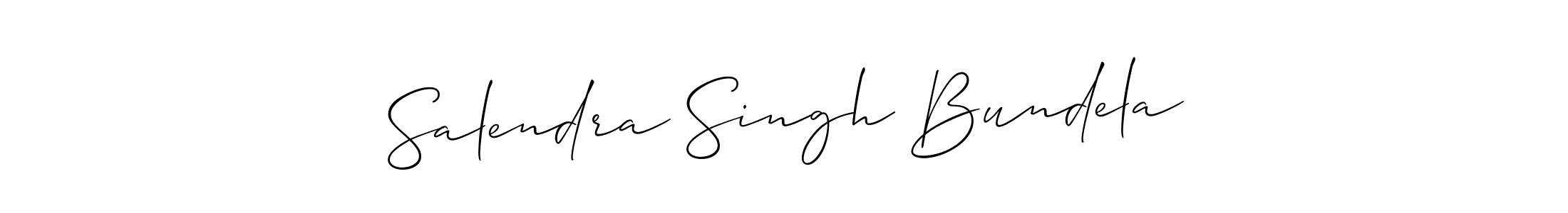 Salendra Singh Bundela stylish signature style. Best Handwritten Sign (Allison_Script) for my name. Handwritten Signature Collection Ideas for my name Salendra Singh Bundela. Salendra Singh Bundela signature style 2 images and pictures png