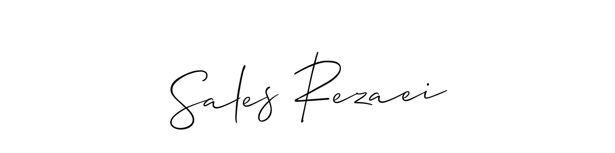 You should practise on your own different ways (Allison_Script) to write your name (Sales Rezaei) in signature. don't let someone else do it for you. Sales Rezaei signature style 2 images and pictures png