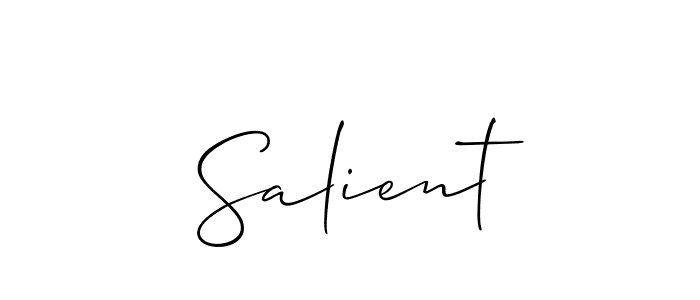 Once you've used our free online signature maker to create your best signature Allison_Script style, it's time to enjoy all of the benefits that Salient name signing documents. Salient signature style 2 images and pictures png