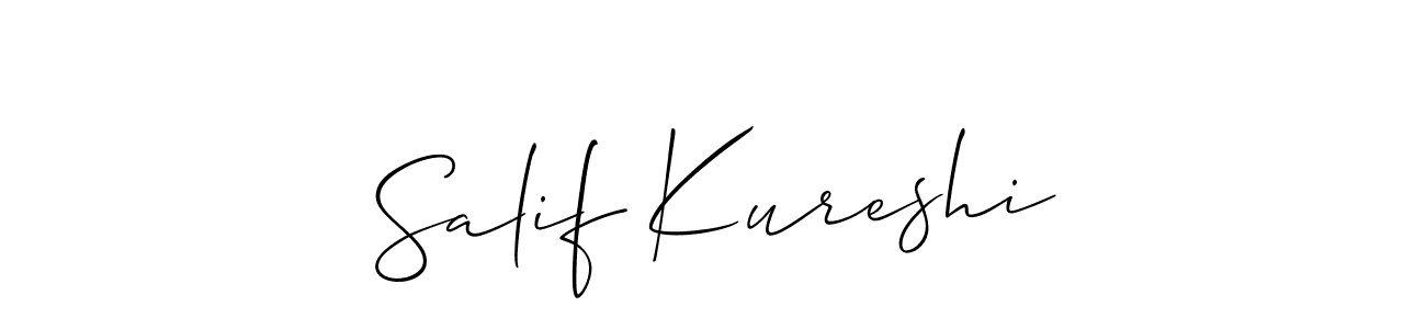 How to make Salif Kureshi signature? Allison_Script is a professional autograph style. Create handwritten signature for Salif Kureshi name. Salif Kureshi signature style 2 images and pictures png