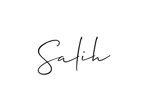 Make a beautiful signature design for name Salih. Use this online signature maker to create a handwritten signature for free. Salih signature style 2 images and pictures png