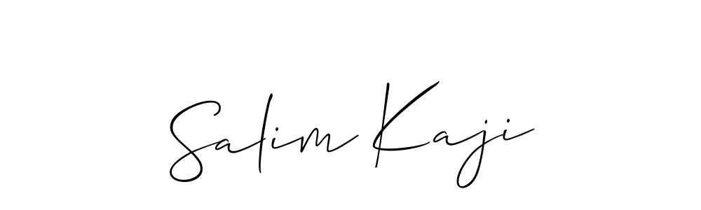 Create a beautiful signature design for name Salim Kaji. With this signature (Allison_Script) fonts, you can make a handwritten signature for free. Salim Kaji signature style 2 images and pictures png