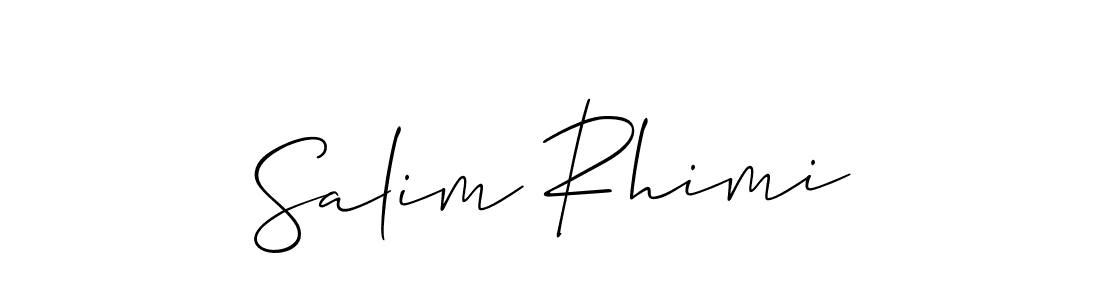 Once you've used our free online signature maker to create your best signature Allison_Script style, it's time to enjoy all of the benefits that Salim Rhimi name signing documents. Salim Rhimi signature style 2 images and pictures png