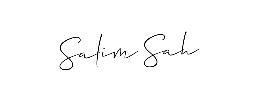 Once you've used our free online signature maker to create your best signature Allison_Script style, it's time to enjoy all of the benefits that Salim Sah name signing documents. Salim Sah signature style 2 images and pictures png