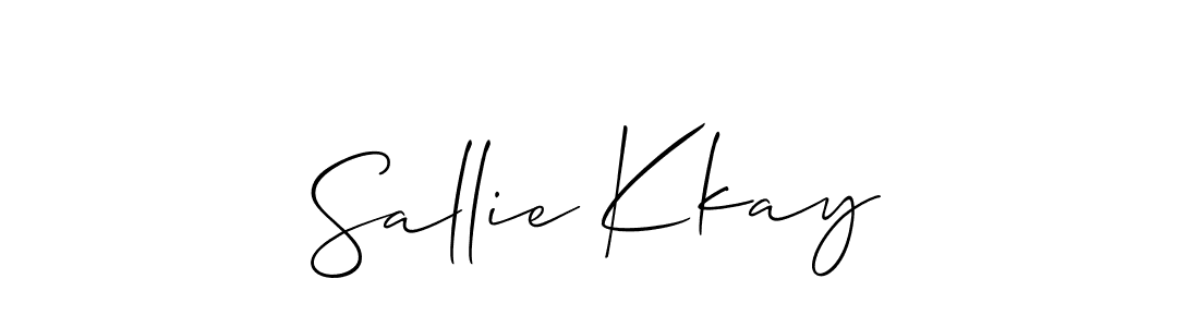 Make a short Sallie Kkay signature style. Manage your documents anywhere anytime using Allison_Script. Create and add eSignatures, submit forms, share and send files easily. Sallie Kkay signature style 2 images and pictures png