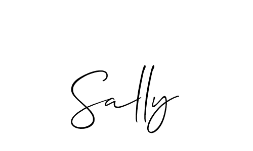 Create a beautiful signature design for name Sally. With this signature (Allison_Script) fonts, you can make a handwritten signature for free. Sally signature style 2 images and pictures png