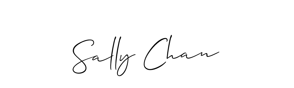 Also we have Sally Chan name is the best signature style. Create professional handwritten signature collection using Allison_Script autograph style. Sally Chan signature style 2 images and pictures png