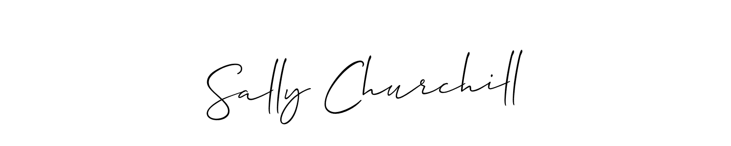 This is the best signature style for the Sally Churchill name. Also you like these signature font (Allison_Script). Mix name signature. Sally Churchill signature style 2 images and pictures png