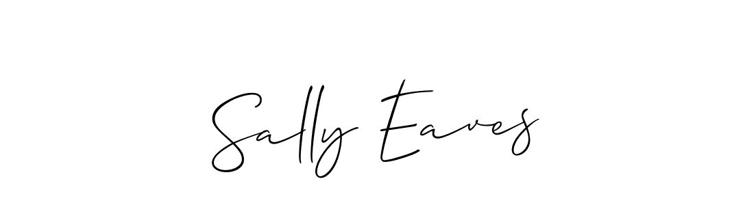 if you are searching for the best signature style for your name Sally Eaves. so please give up your signature search. here we have designed multiple signature styles  using Allison_Script. Sally Eaves signature style 2 images and pictures png