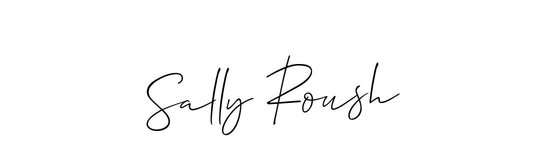 How to Draw Sally Roush signature style? Allison_Script is a latest design signature styles for name Sally Roush. Sally Roush signature style 2 images and pictures png