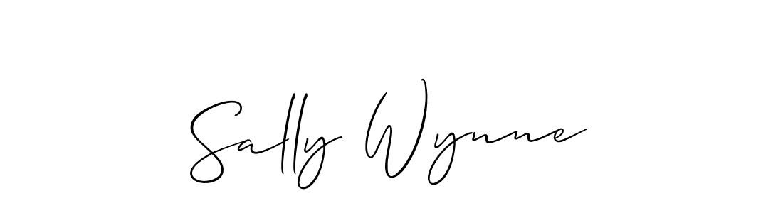 How to Draw Sally Wynne signature style? Allison_Script is a latest design signature styles for name Sally Wynne. Sally Wynne signature style 2 images and pictures png