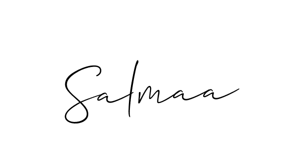 Also we have Salmaa name is the best signature style. Create professional handwritten signature collection using Allison_Script autograph style. Salmaa signature style 2 images and pictures png