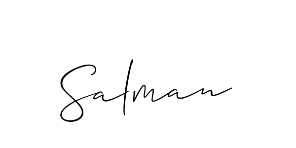 Best and Professional Signature Style for Salman. Allison_Script Best Signature Style Collection. Salman signature style 2 images and pictures png