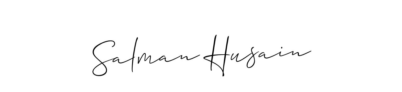 Check out images of Autograph of Salman Husain name. Actor Salman Husain Signature Style. Allison_Script is a professional sign style online. Salman Husain signature style 2 images and pictures png