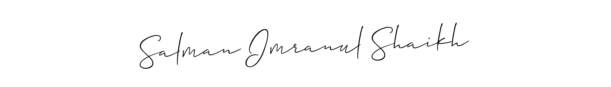 See photos of Salman Imranul Shaikh official signature by Spectra . Check more albums & portfolios. Read reviews & check more about Allison_Script font. Salman Imranul Shaikh signature style 2 images and pictures png