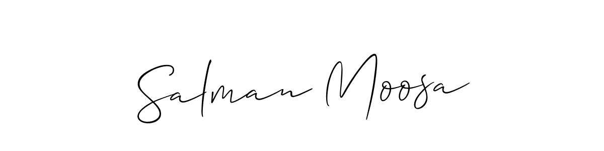 How to Draw Salman Moosa signature style? Allison_Script is a latest design signature styles for name Salman Moosa. Salman Moosa signature style 2 images and pictures png