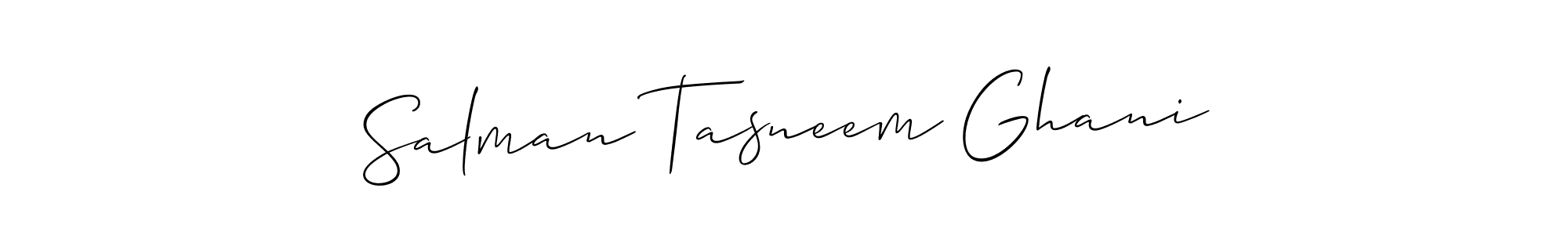 Check out images of Autograph of Salman Tasneem Ghani name. Actor Salman Tasneem Ghani Signature Style. Allison_Script is a professional sign style online. Salman Tasneem Ghani signature style 2 images and pictures png