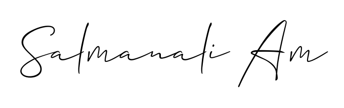 Explore multiple handwriting variations for Salmanali Am including this stunning Allison_Script design. Free to use across all platforms. Salmanali Am signature style 2 images and pictures png