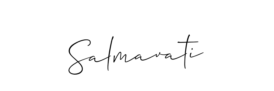 Best and Professional Signature Style for Salmavati. Allison_Script Best Signature Style Collection. Salmavati signature style 2 images and pictures png