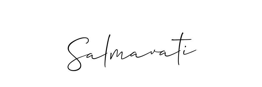 Best and Professional Signature Style for Salmavati. Allison_Script Best Signature Style Collection. Salmavati signature style 2 images and pictures png