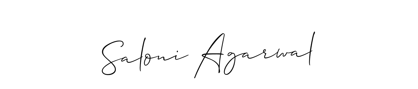 Check out images of Autograph of Saloni Agarwal name. Actor Saloni Agarwal Signature Style. Allison_Script is a professional sign style online. Saloni Agarwal signature style 2 images and pictures png