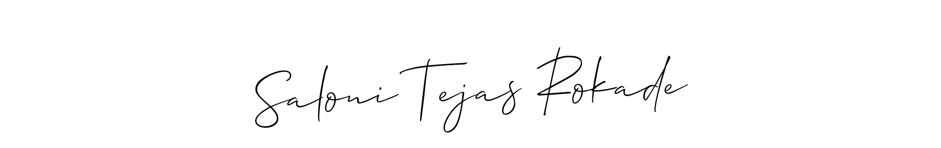 Best and Professional Signature Style for Saloni Tejas Rokade. Allison_Script Best Signature Style Collection. Saloni Tejas Rokade signature style 2 images and pictures png